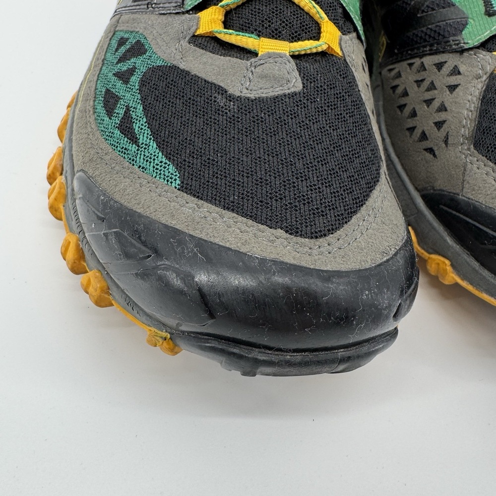 LA Sportiva Bushido Shoes Trail Running Hiking Green/Yellow Mens Sz 13 - Picture 15 of 16
